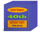 Party Time Birthday Medium Box